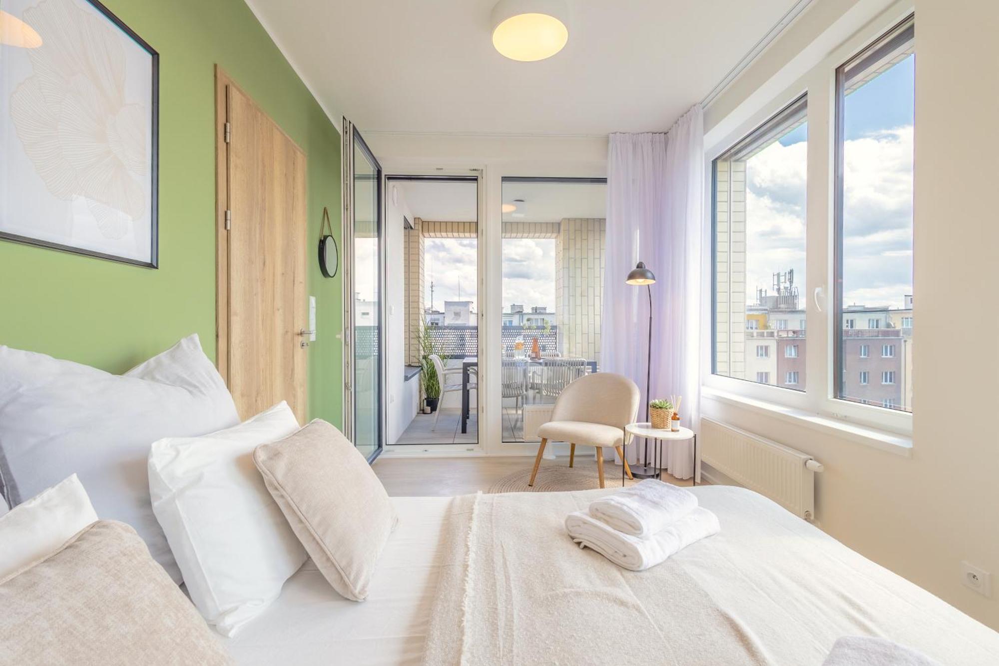 Bright 2Br - 8Th Floor, Balcony, Free Parking - By Gravity Prague Apartment ภายนอก รูปภาพ