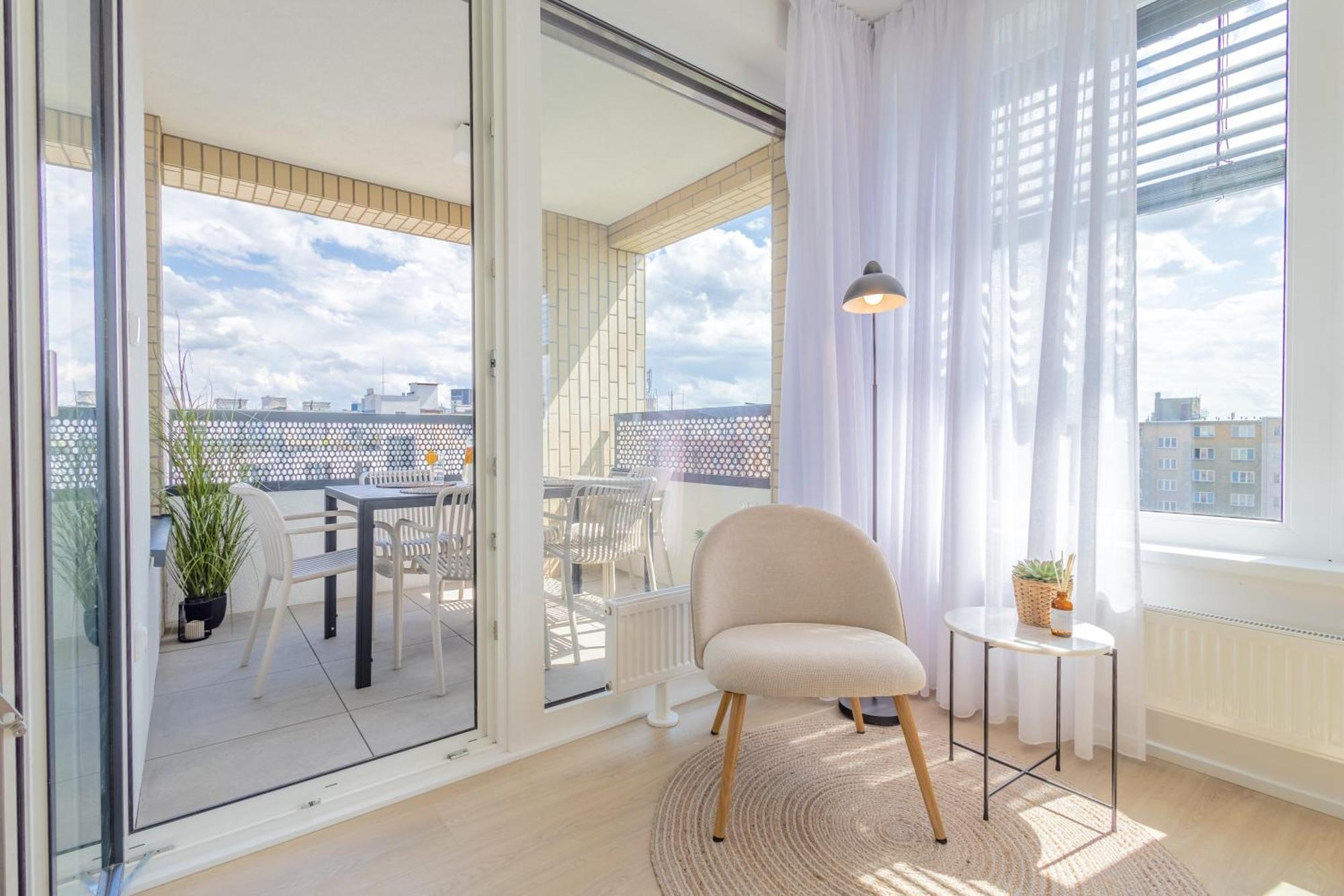 Bright 2Br - 8Th Floor, Balcony, Free Parking - By Gravity Prague Apartment ภายนอก รูปภาพ